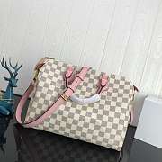 louis vuitton speedy bandoulière 30 damier azur canvas 3699 - 4