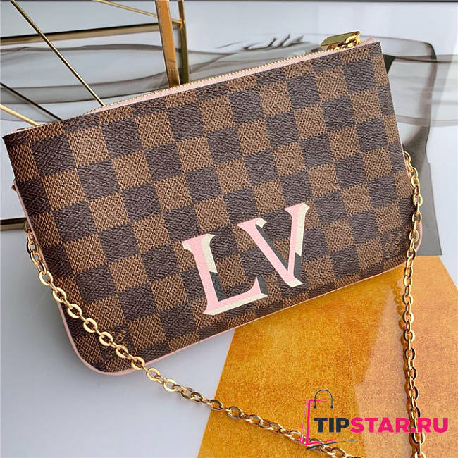  Louis Vuitton Pochette Double Zip Bag N60254 - 1