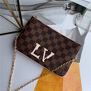  Louis Vuitton Pochette Double Zip Bag N60254 - 3