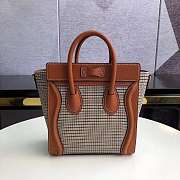 Celine Nano Luggage Bag In Tweed And Smooth Calfskin - 4
