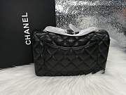 Chanel Caviar Lambskin Leather Flap Bag Black Gold 17cm - 6