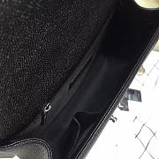 Chanel New Medium Boy Caviar Handbag Silver 28cm - 5
