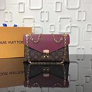 LV Monogram Chain Bag M41200 Fuchsia - 1