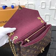 LV Monogram Chain Bag M41200 Fuchsia - 4