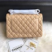 Chanel Caviar Leather Flap Boy Bag Gold/Silver 30cm Beige - 6