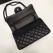 Chanel Caviar Lambskin Leather Flap Bag Black 25cm - 6