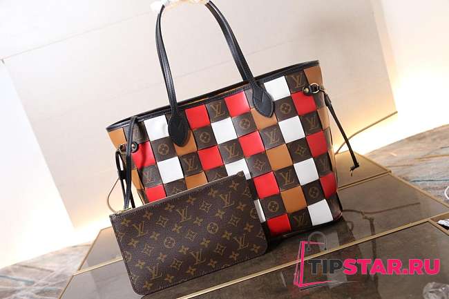 LV Neverfull weave handbag 40993 32cm - 1