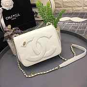 Chanel Zbags New Sheepskin Small Square Bag White - 1
