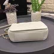Chanel Zbags New Sheepskin Small Square Bag White - 2