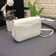Chanel Zbags New Sheepskin Small Square Bag White - 3