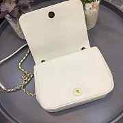 Chanel Zbags New Sheepskin Small Square Bag White - 6