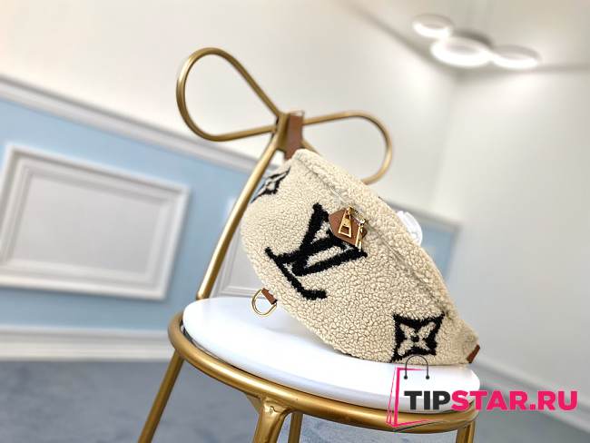  LV Monogram Teddy Wool Waist Bag M55425 - 1