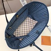 LV Neverfull MM damier blue 3766 32cm - 5