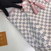 LV Neverfull MM damier pink 3767 32cm - 4