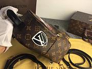 LV palm springs backpack mini world tour monogram reverse canvas - 4