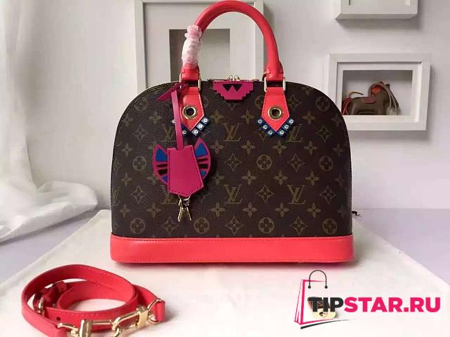 LV alma pm totem tote bag red m41661 - 1