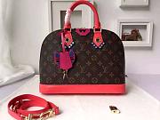 LV alma pm totem tote bag red m41661 - 1