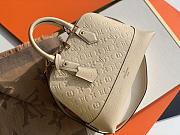 LV alma bb relief full leather embossed m44832 large white - 1