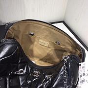 CHANEL Boston Pillow Bag Black AS1322  - 5