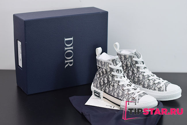 Dior High Oblique Sneakers - 1