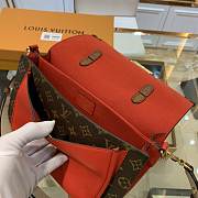 louis vuitton message bag red  m44584 - 5