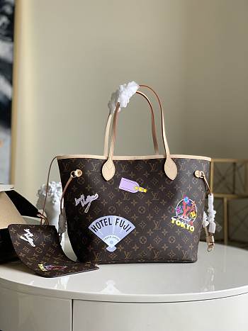 LV Neverfull Medium M40995 32cm