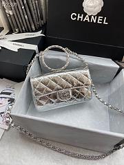 Chanel Handbag Silver AS1665 - 1