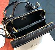 Chanel Chain Camera Bag Black 17cm-21cm - 3