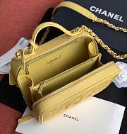 Chanel Chain Camera Bag Yellow 17cm-21cm - 4