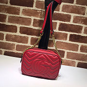 GUCCI GG Marmont Matelassé (Red) 2405 - 5