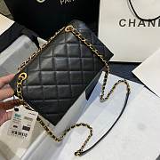CHANEL Small Flap Bag AS1490 (Black) - 4