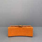 Balenciaga Hourglass Small Top Handle Bag (Orange) 23cm - 2