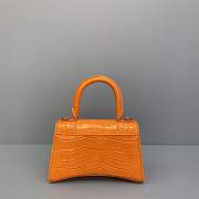 Balenciaga Hourglass Small Top Handle Bag (Orange) 23cm - 5