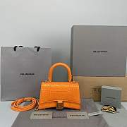 balenciaga hourglass bag orange