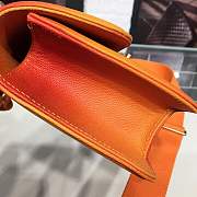 CHANEL Orange Gradient Chain Bag - 4