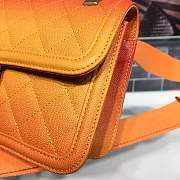 CHANEL Orange Gradient Chain Bag - 3