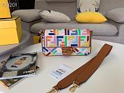 FENDI BAGUETTE Beige canvas bag 8BR600ABHKF1AQK - 1