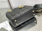 DIOR MINI LADY BAG (Black Cannage Lambskin) M0505OCAL_M900 - 4