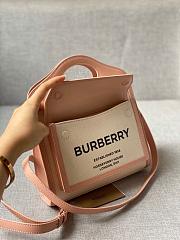 Burberry Mini Two tone Pocket Bag Natural Malt (Blush Pink) 80323311 - 4