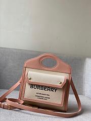 Burberry Mini Two tone Pocket Bag Natural Malt (Blush Pink) 80323311 - 3