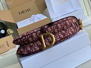 DIOR Saddle Bag (Red) M0446CTZQ_M928 - 5