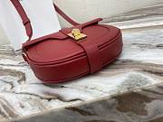 Celine Small Besace 16 Bag In Satinated Calfskin (Red) 188013BEY.27ED - 5