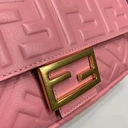 Fendi Baguette Pink Nappa Leather Bag 27x15x6cm - 6