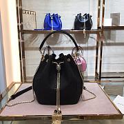 BVLGARI Serpenti Forever Bucket Bag (Black) 288625 - 1