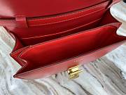 Celine Teen Classic Bag In Box Calfskin (Red) 192523DLS.27OR - 4