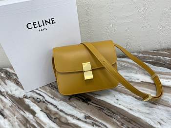 Celine Teen Classic Bag In Box Calfskin (Calendula) 192523DLS.11CL