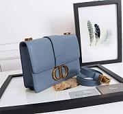 DIOR 30 Montaigne Box Bag (Demin Blue) M9204UMOS_M49E - 4