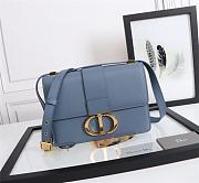 DIOR 30 Montaigne Box Bag (Demin Blue) M9204UMOS_M49E - 1