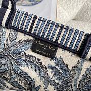 DIOR BOOK TOTE (Blue Dior Palms Embroidery) M1286ZREU_M928 - 5