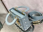 Dior Small Lady Bag (Cloud Blue Cannage Lambskin) M0538OCEA_M81B - 2